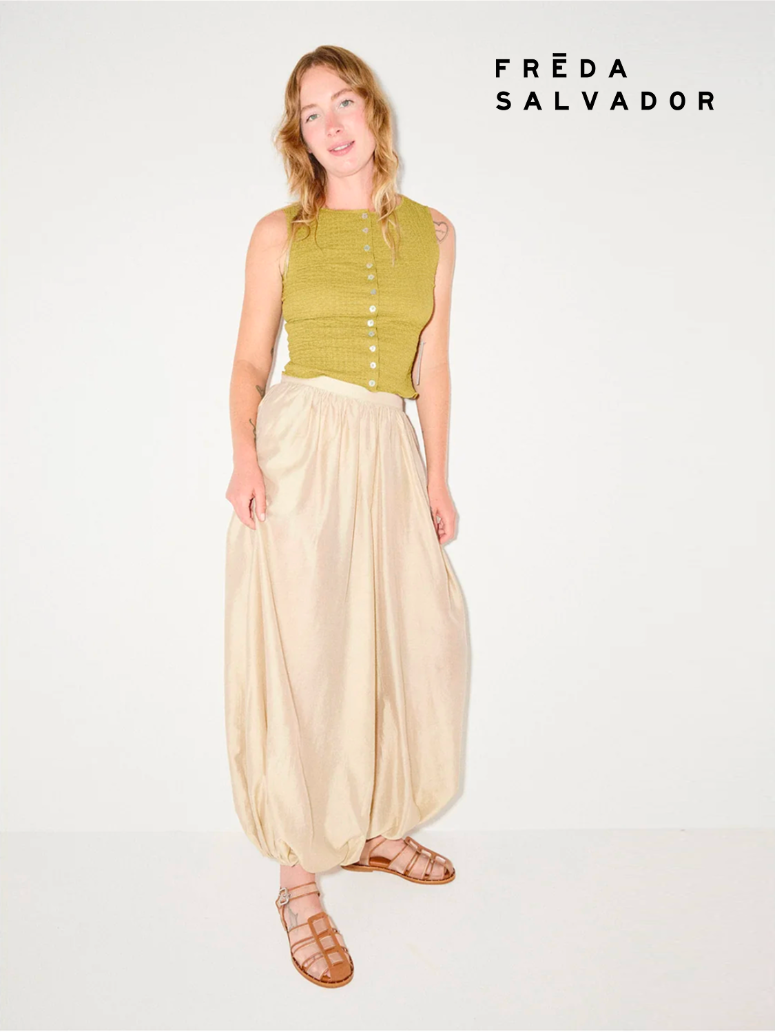 Freda Salvador fashion look.